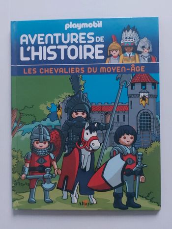 Livre Playmobil "Aventures de l'histoire" Les chevaliers du Moyen-Âge