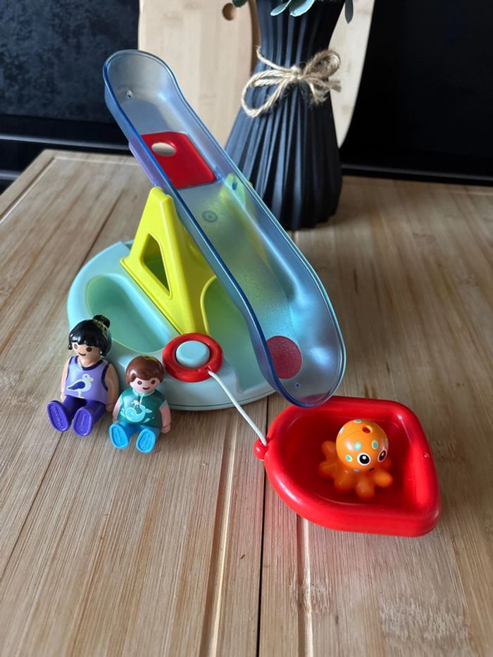 Playmobil 1.2.3 Aqua îlot avec toboggan - photo numéro 2