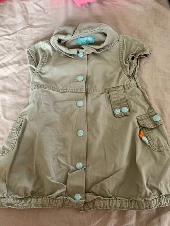 Robe kaki manche courte