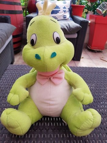 Peluche tortue verte. 36cm x 24cm