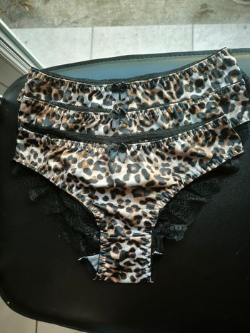 Sous-vêtements femmes dentelle sexy léopard