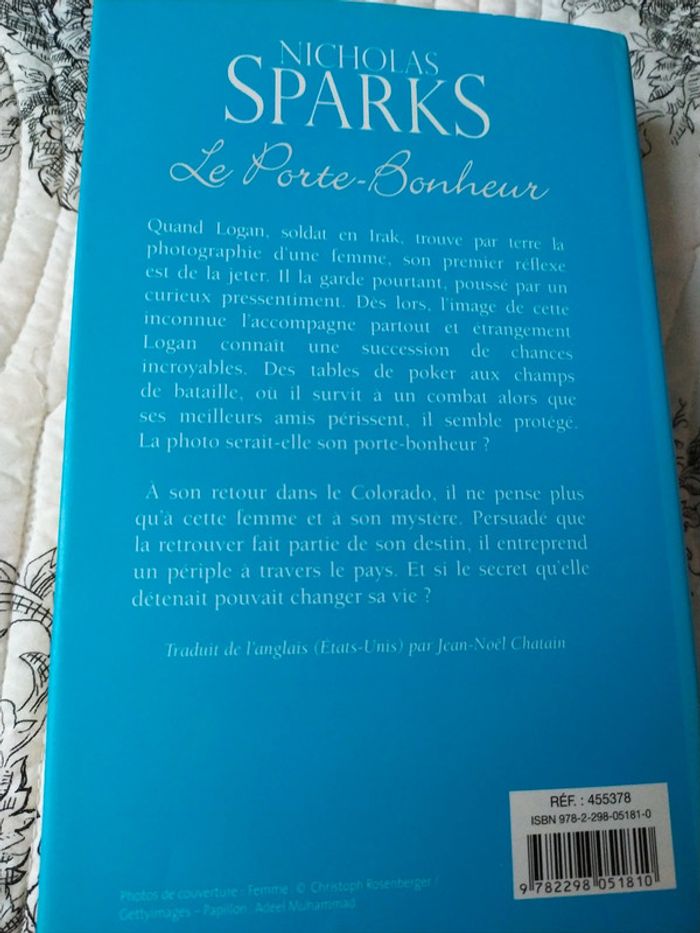 Le Porte Bonheur de Nicholas Sparks - photo numéro 2