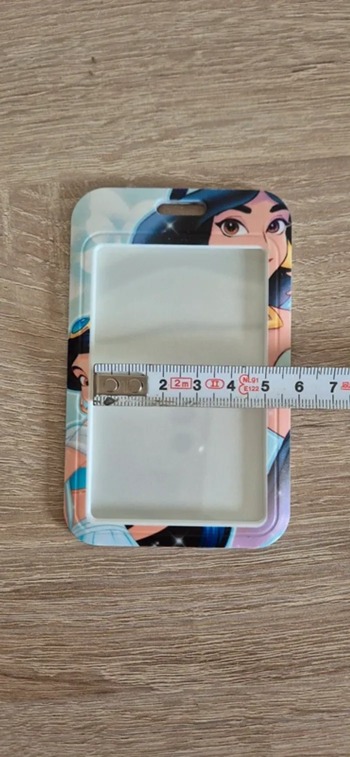Porte carte d'identité Jasmine / Aladdin avec lanière fantaisie. - photo numéro 8