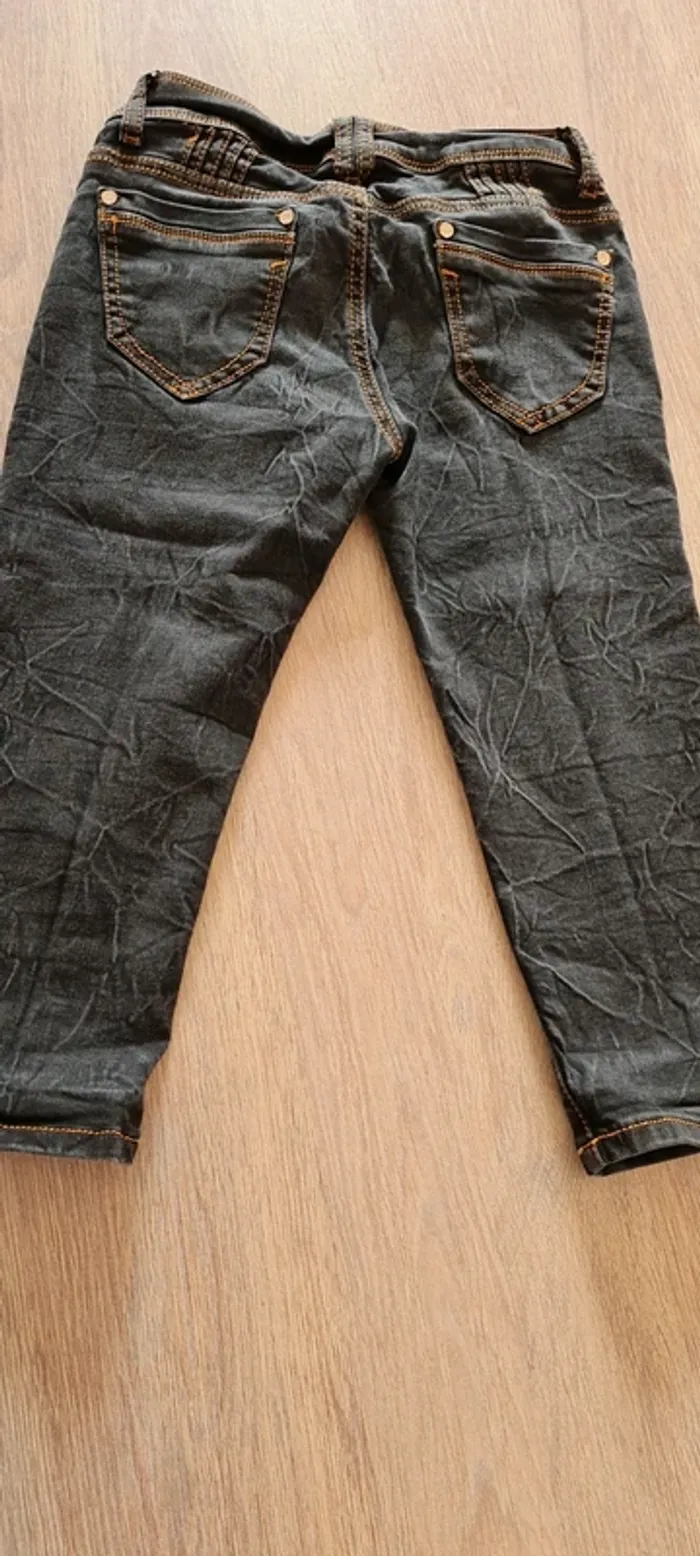 Pantacourt en jeans taille S - photo numéro 2