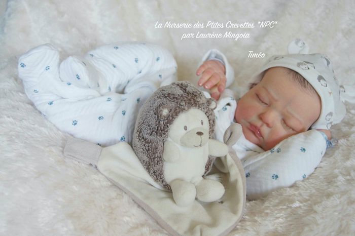 Timéo poupée bébé Reborn authentique 🩵 - photo numéro 7