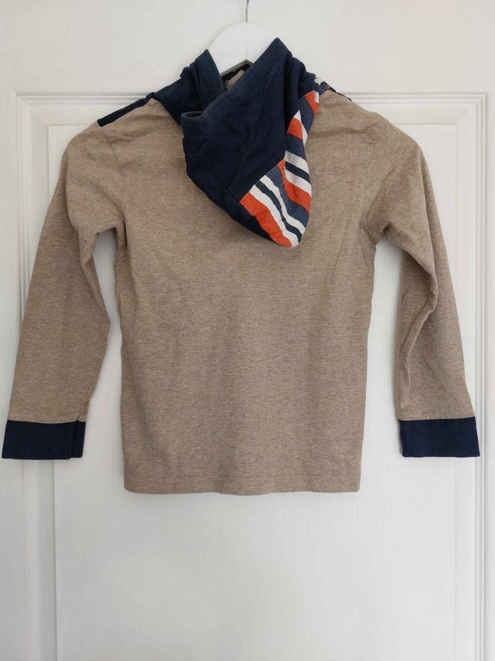 Sweat à capuche original manches longues  8 ans - photo numéro 7