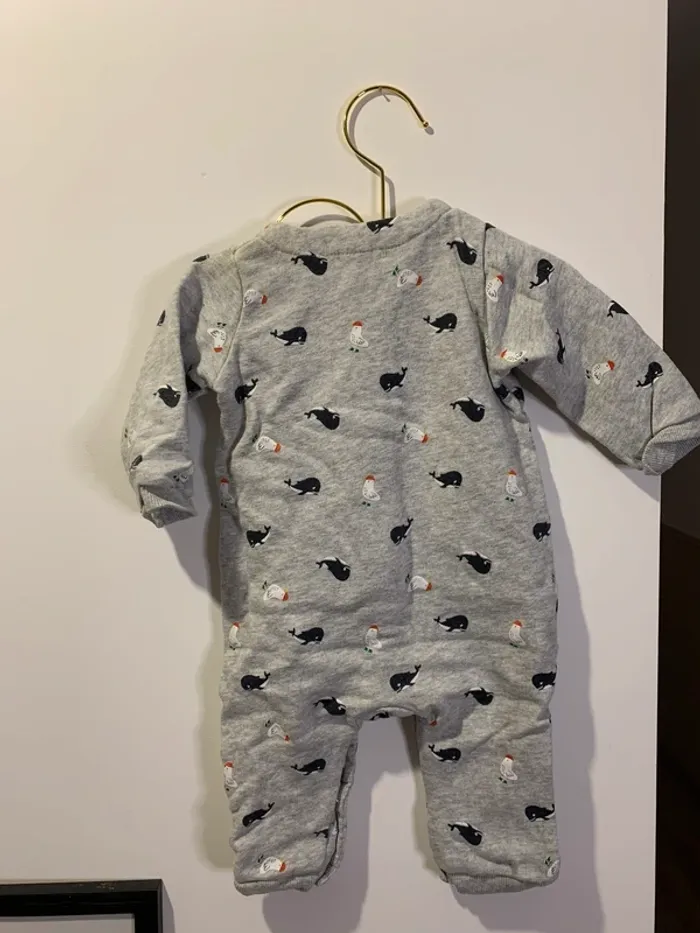 Combinaison pyjama sans pieds boutchou bio 6 mois - photo numéro 4
