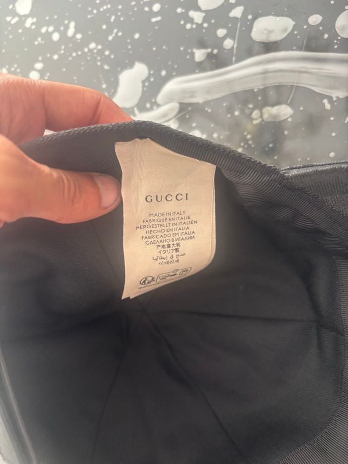 Casquette Gucci noir - photo numéro 3