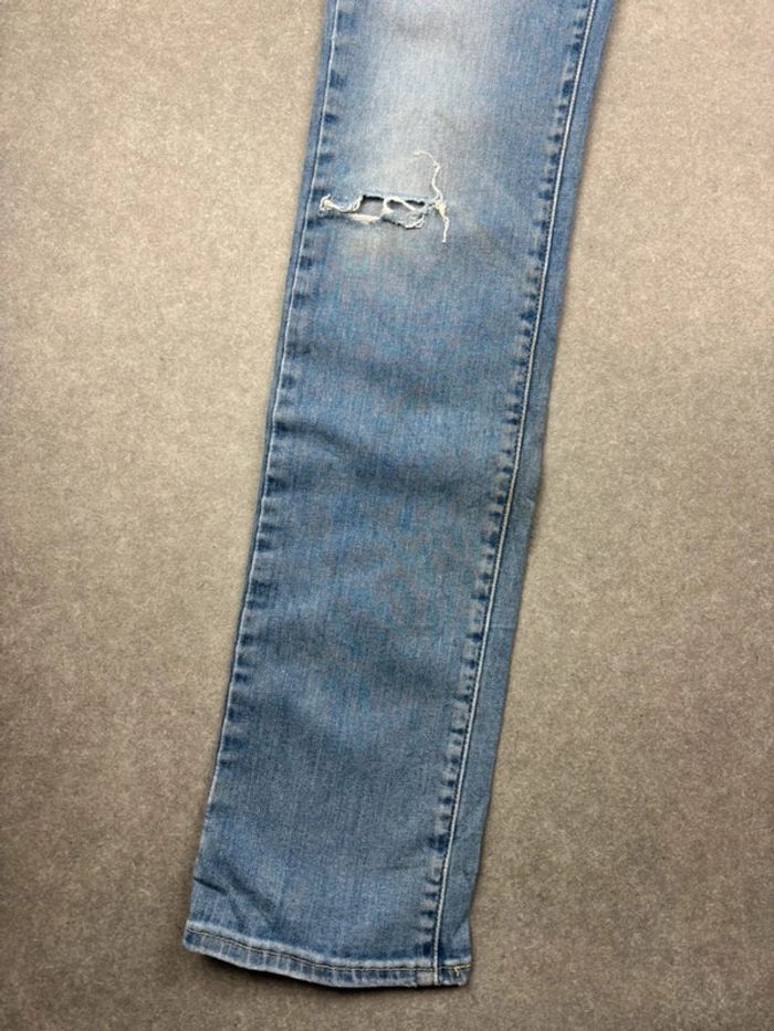 Jean pantalon coupe slim levis bleu taille 26 - photo numéro 8