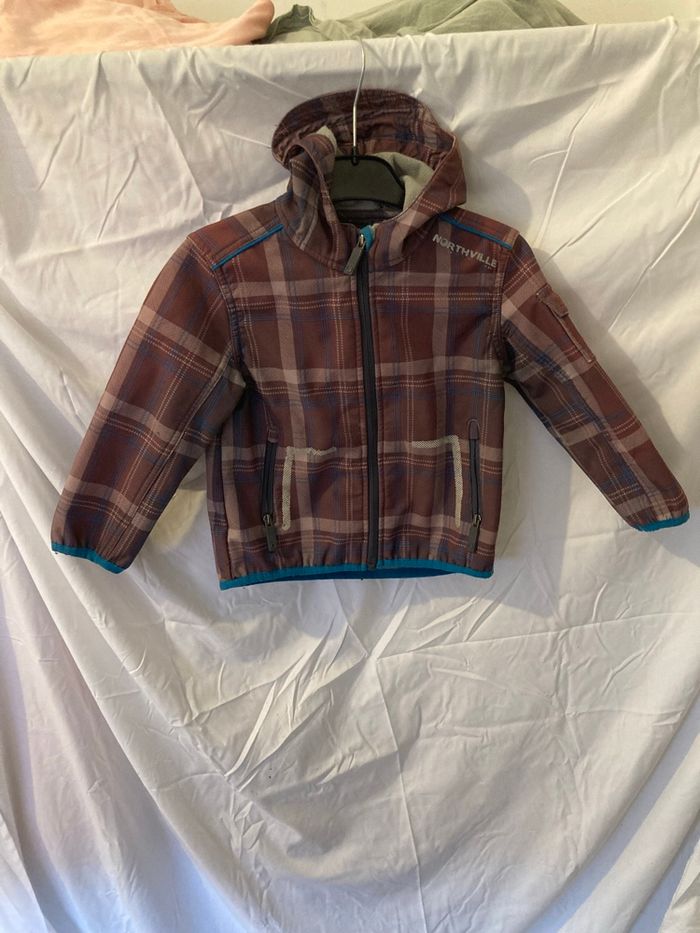 Veste Northville garçon 4 ans imperméable doublée polaire - photo numéro 4