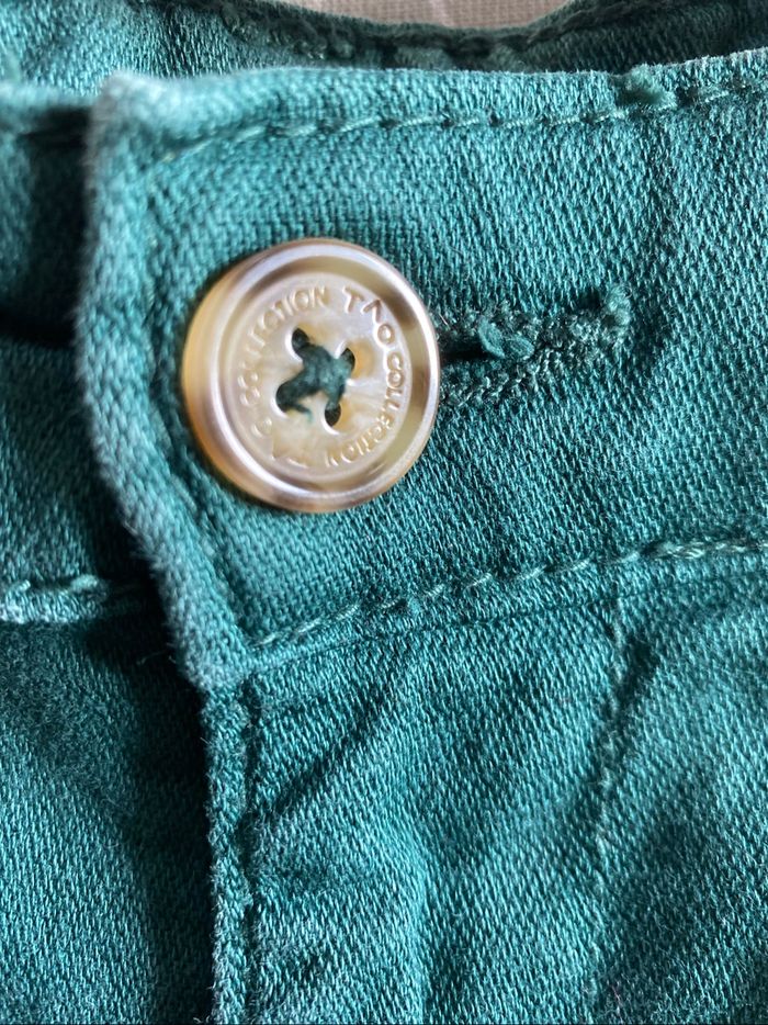État neuf Pantalon chino Hugo cargo vert 10 ans tape à l'œil - photo numéro 6