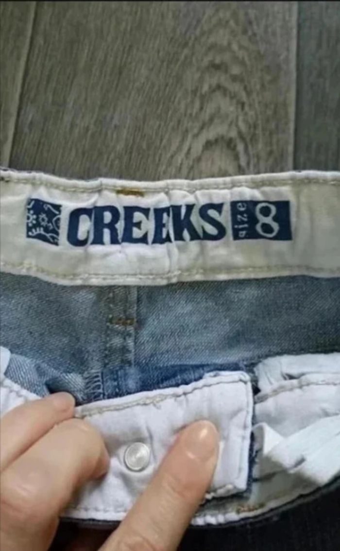 short jean bleu 8 ans / 128 cm·Très bon état·Creeks - photo numéro 2