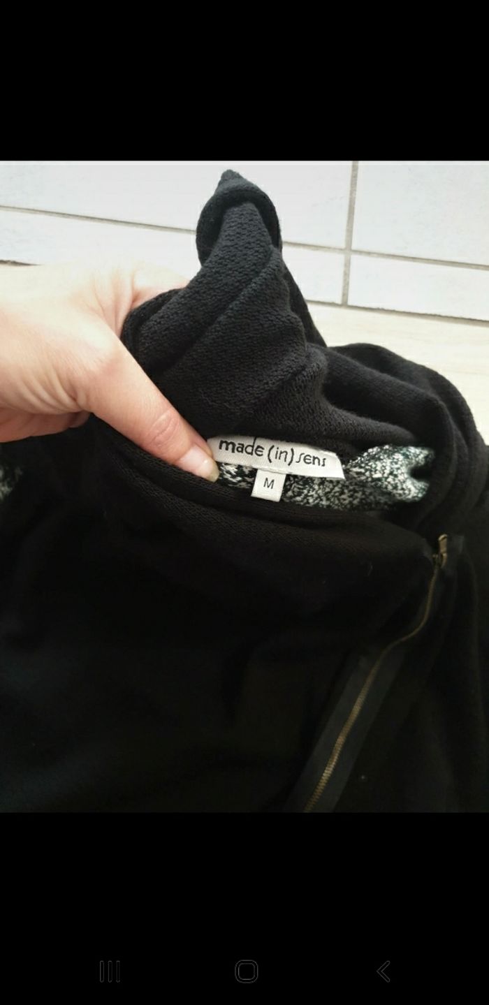 Veste zippée femme originale 38 M - photo numéro 5