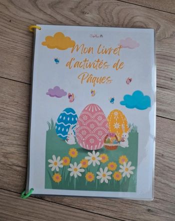 Mon livret d'activités thème paques. Pédagogie montessori. Busy book quiet book