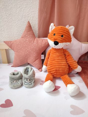 Paire de chaussons Roi lion - Neuf - Naissance - Disney