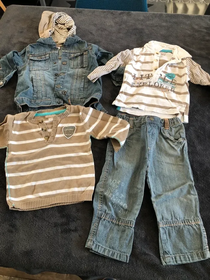 Lot vêtements bébé garçon 12 mois - photo numéro 7