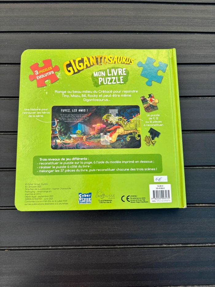 🌺Mon livre puzzle Gigatosaurus🌺 - photo numéro 7