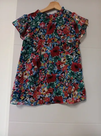 Blouse manche courte naf naf colorée