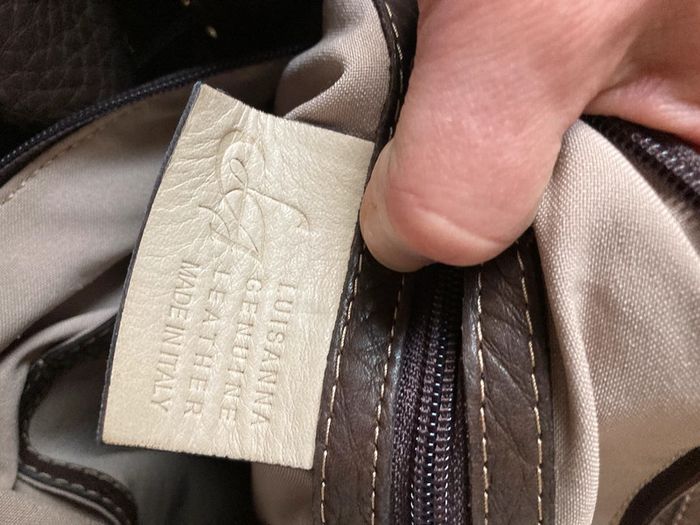 Grand sac en cuir fait en italie - photo numéro 6