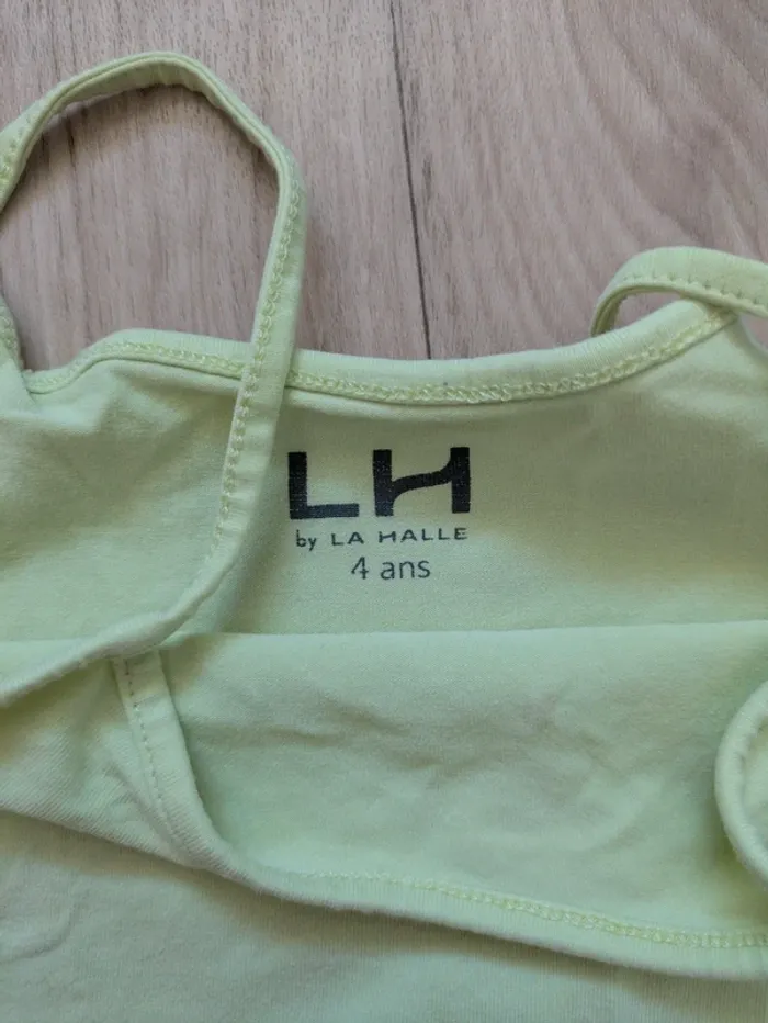 Débardeur vert clair La Halle 4 ans - photo numéro 4