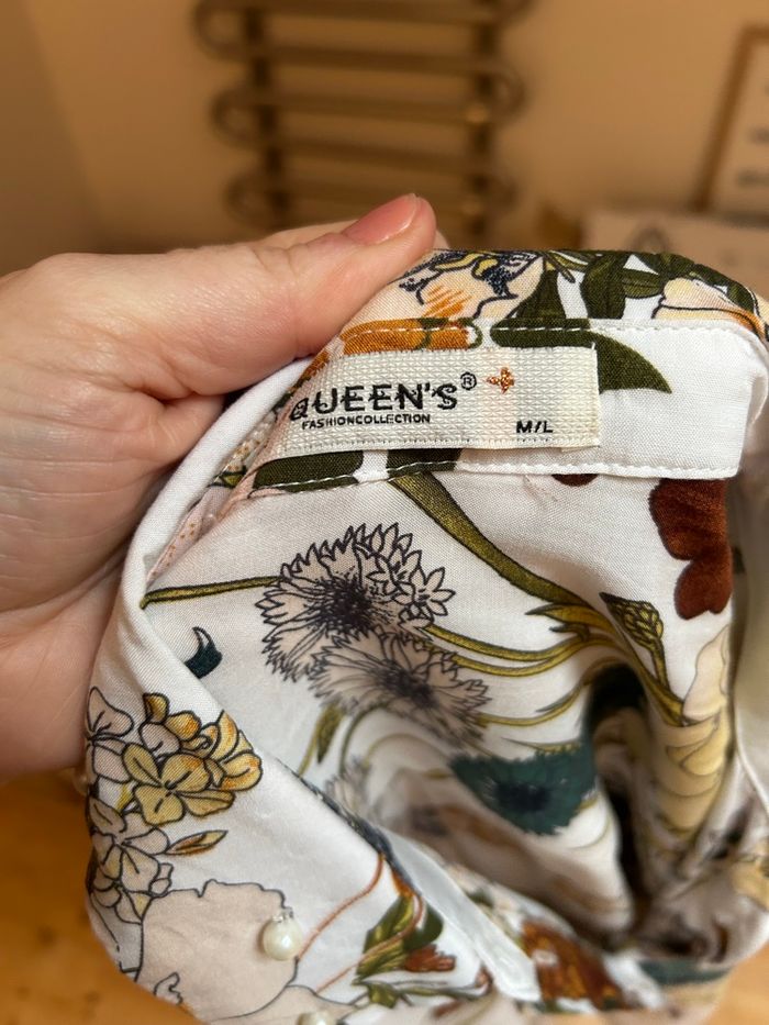 Chemise blanche à motif - taille 38/40 - photo numéro 5