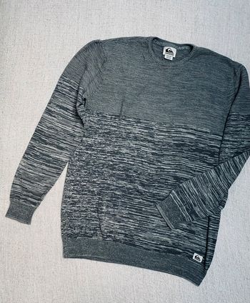 Pull Quiksilver M gris chiné