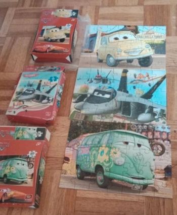 Lot de 3 puzzles Disney 