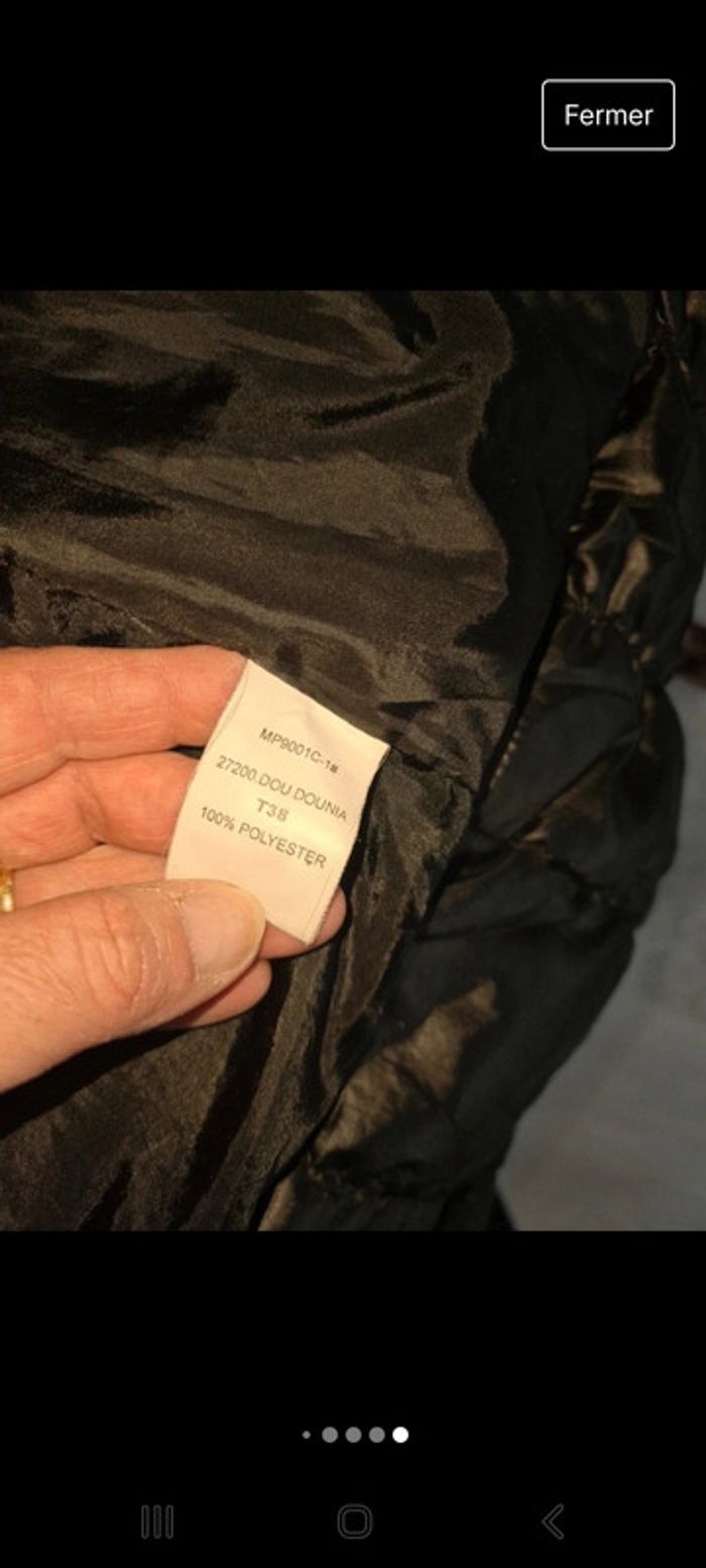 Manteau noir parka duffle coat - photo numéro 8