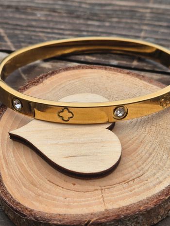 Jolie bracelet jonc en acier