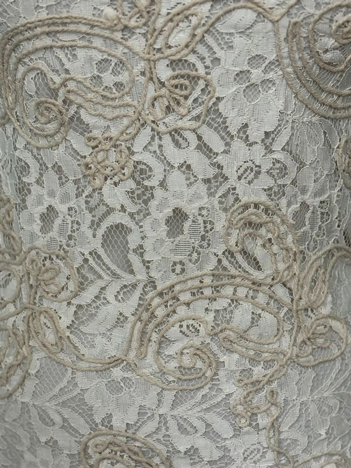 Jolie petite robe en dentelle et brodée Zara - photo numéro 4