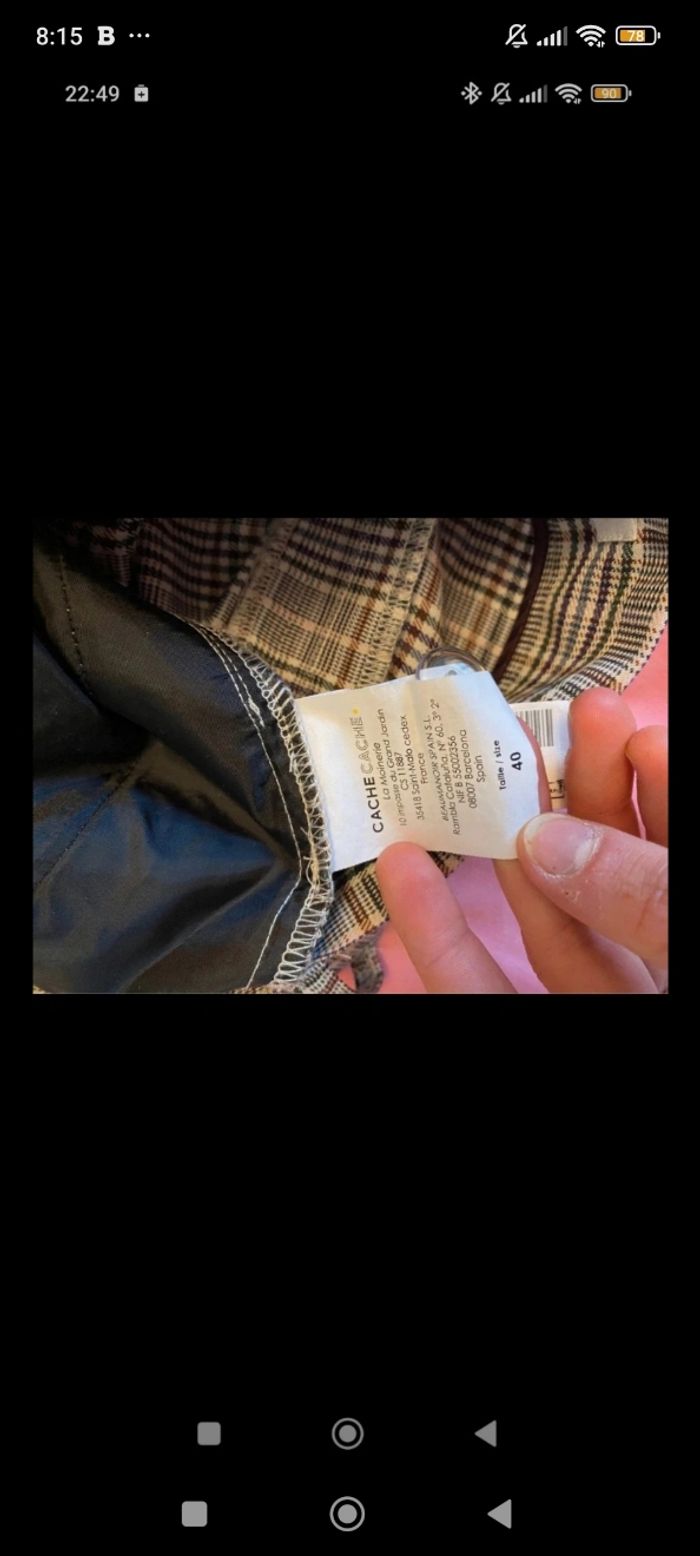 Short à carreaux - photo numéro 6