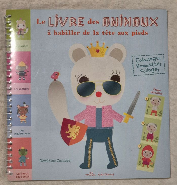 Le livre des animaux à habiller de la tête aux pieds - photo numéro 1