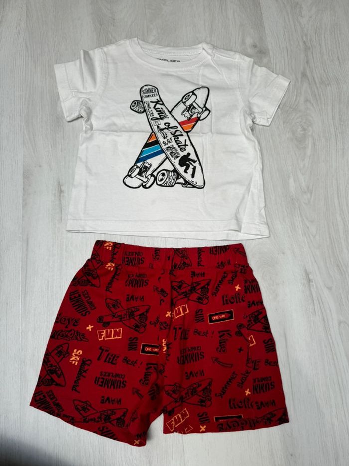 Ensemble short tee shirt Complices 2-3 ans