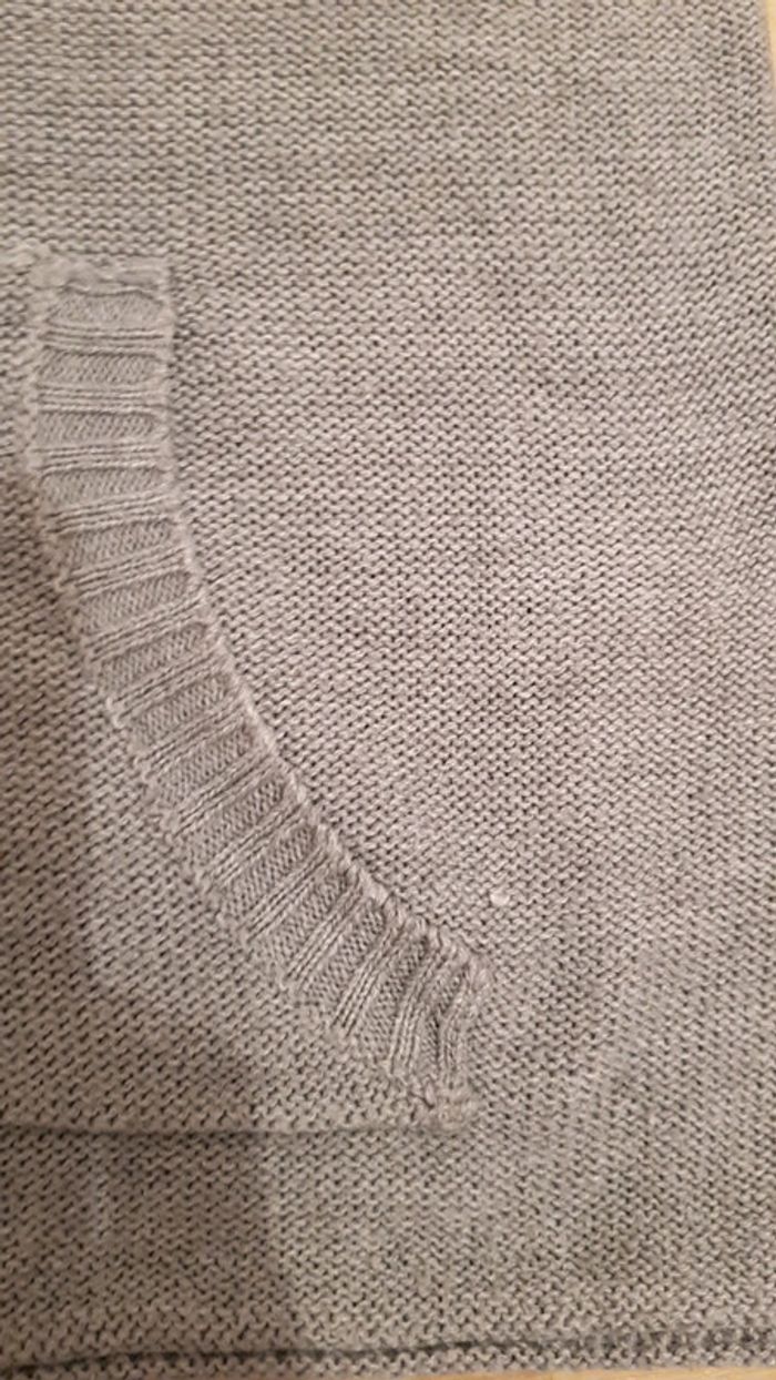 Pull capuche col V manches courtes fille - photo numéro 5