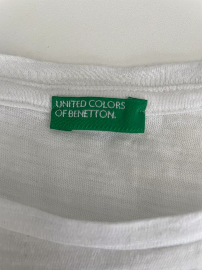 Benetton tee shirt MC long T 12ans - photo numéro 3