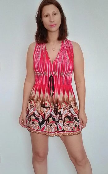 Mini robe d été colorée