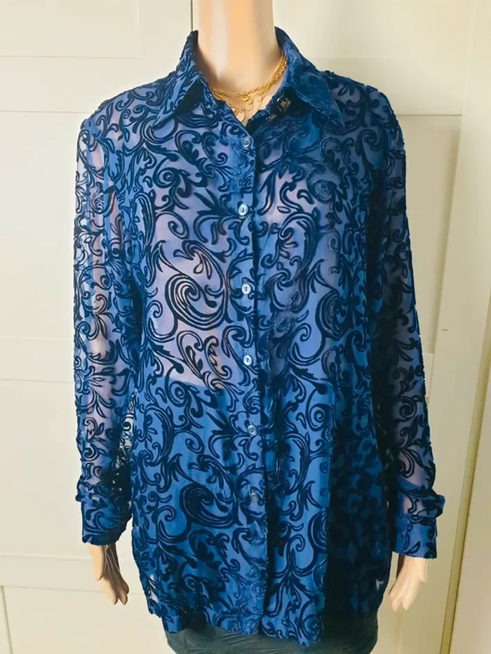 Blouse transparente Vintage