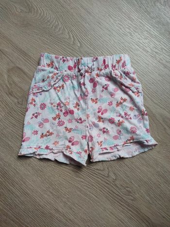 Short fille 12 mois
