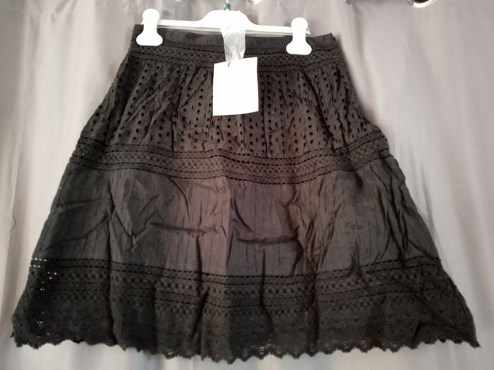 Jupe broderie anglaise