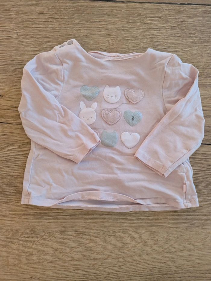 T-shirt manche longue Taille 12 mois