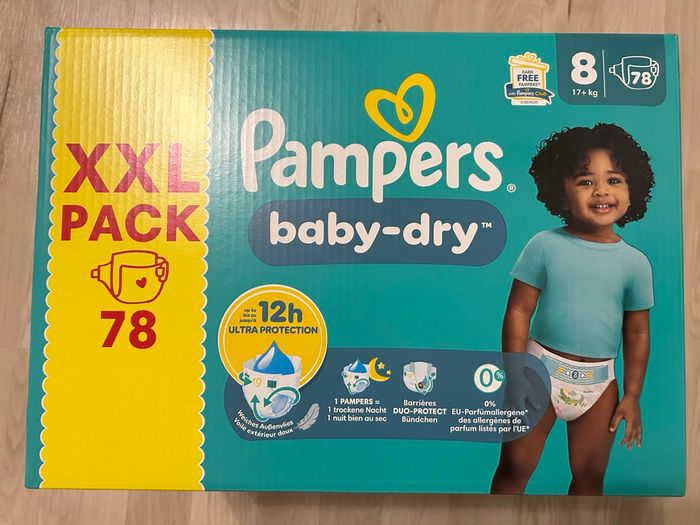 Pampers taille 8