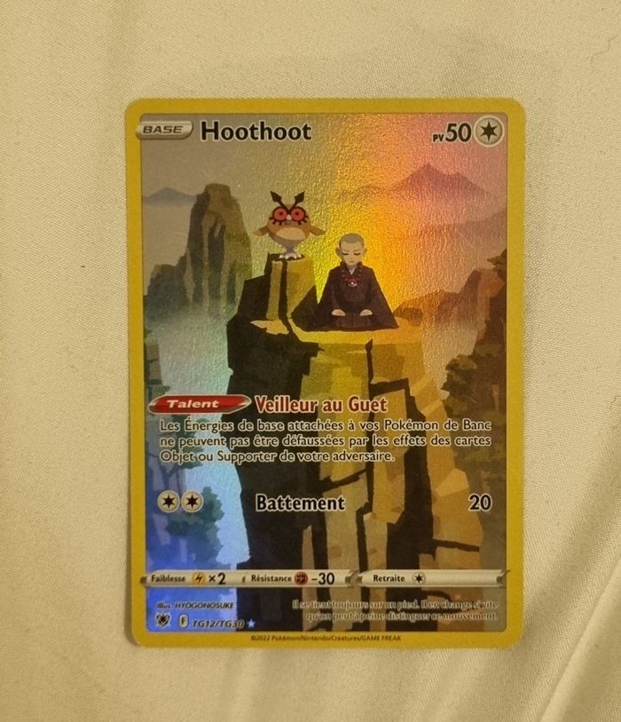 Carte Pokemon Hoothoot - photo numéro 3