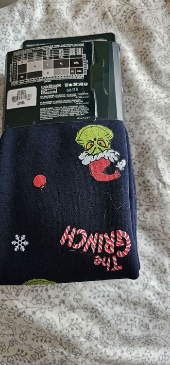 Leggings de noel grinch s/m femme neuf
