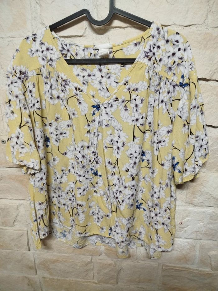 🌼 Blouse fluide à fleurs, taille 38