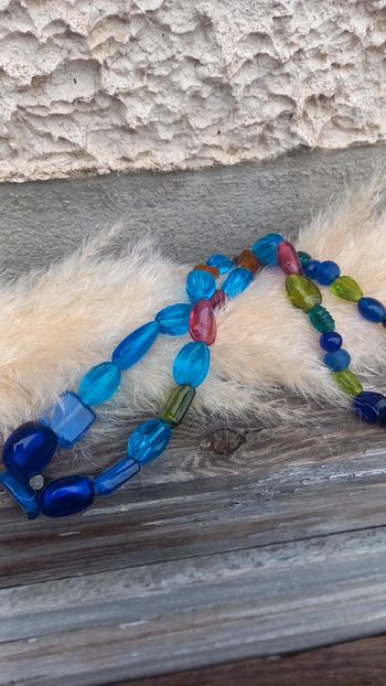 Collier vintage acidulé