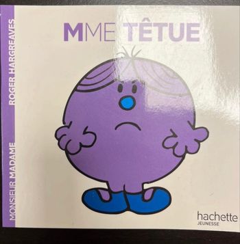 Livre Mme têtue 