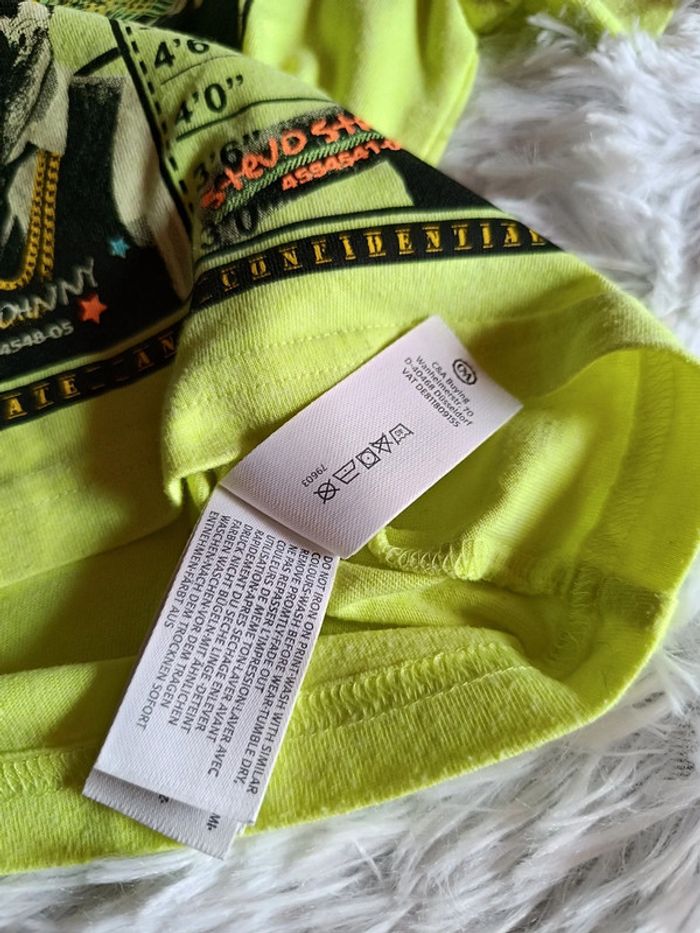 Tshirt vert fluo " the unusual suspects " T. 98 cm Palomino - photo numéro 7