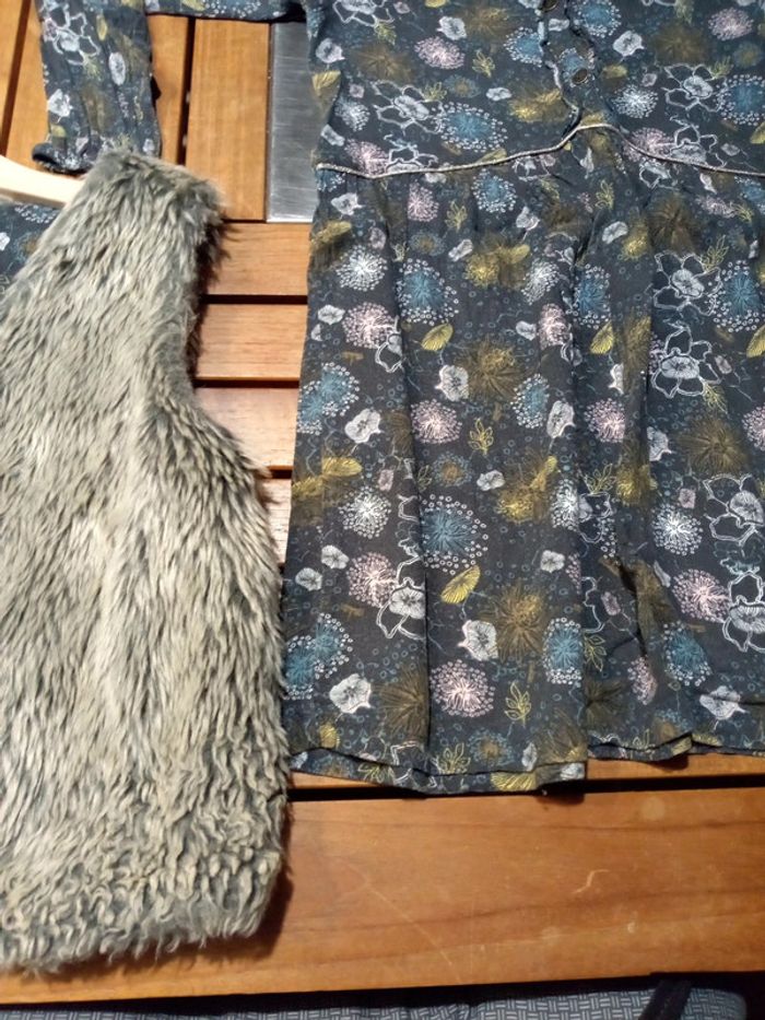 Ensemble robe + gilet T 8 ans 128 cm - photo numéro 6
