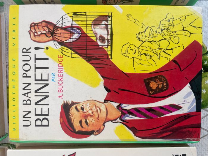Lot 12 livres BENNETT Anthony Buckeridge Bibliothèque verte Année 60 70 BE - photo numéro 4