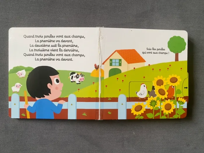 Livre sonore mes comptines de la ferme kididoc - photo numéro 3